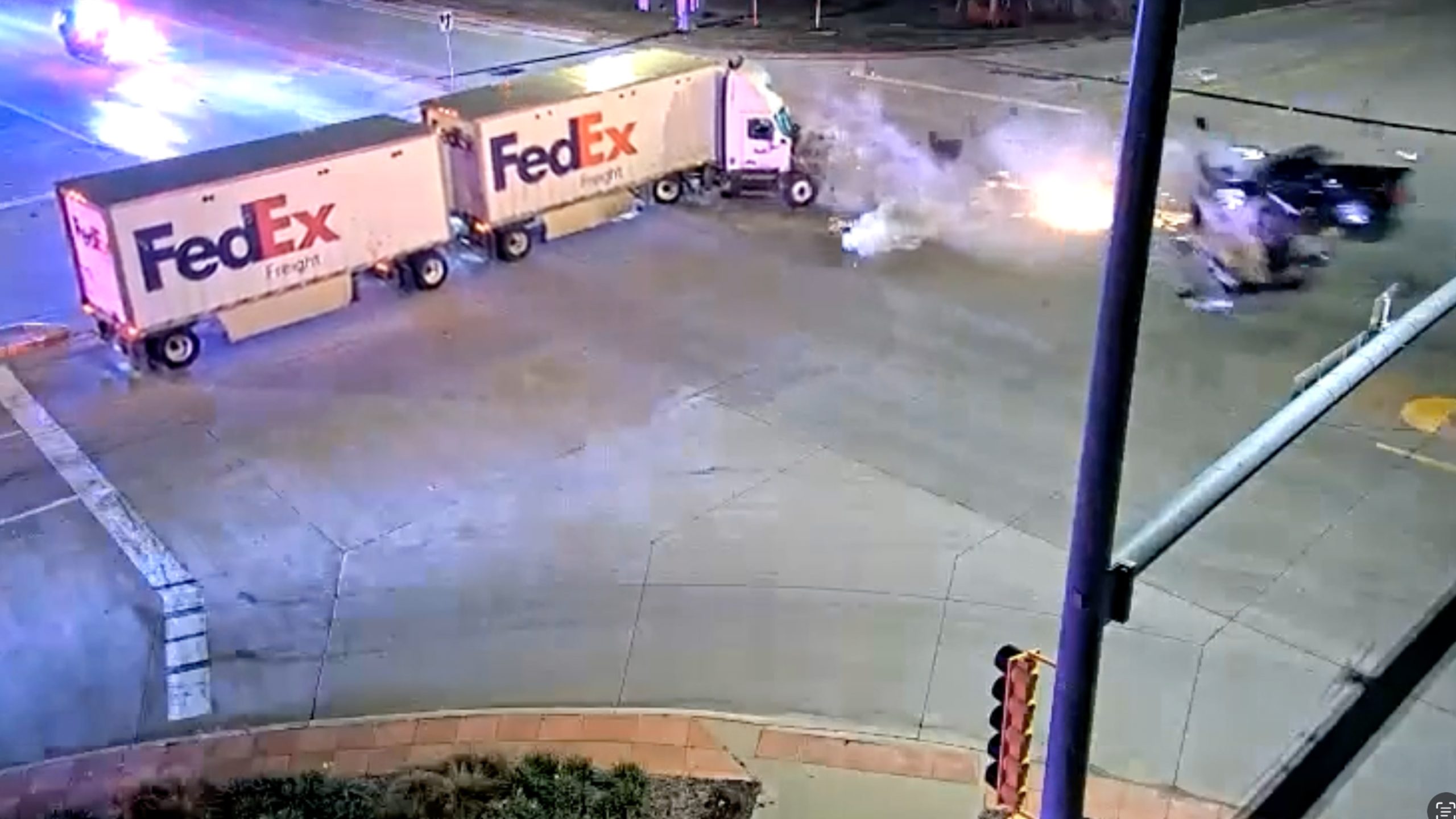 Watch: Suspect fleeing from police crashes into FedEx semi-truck — East Cobb Community news
